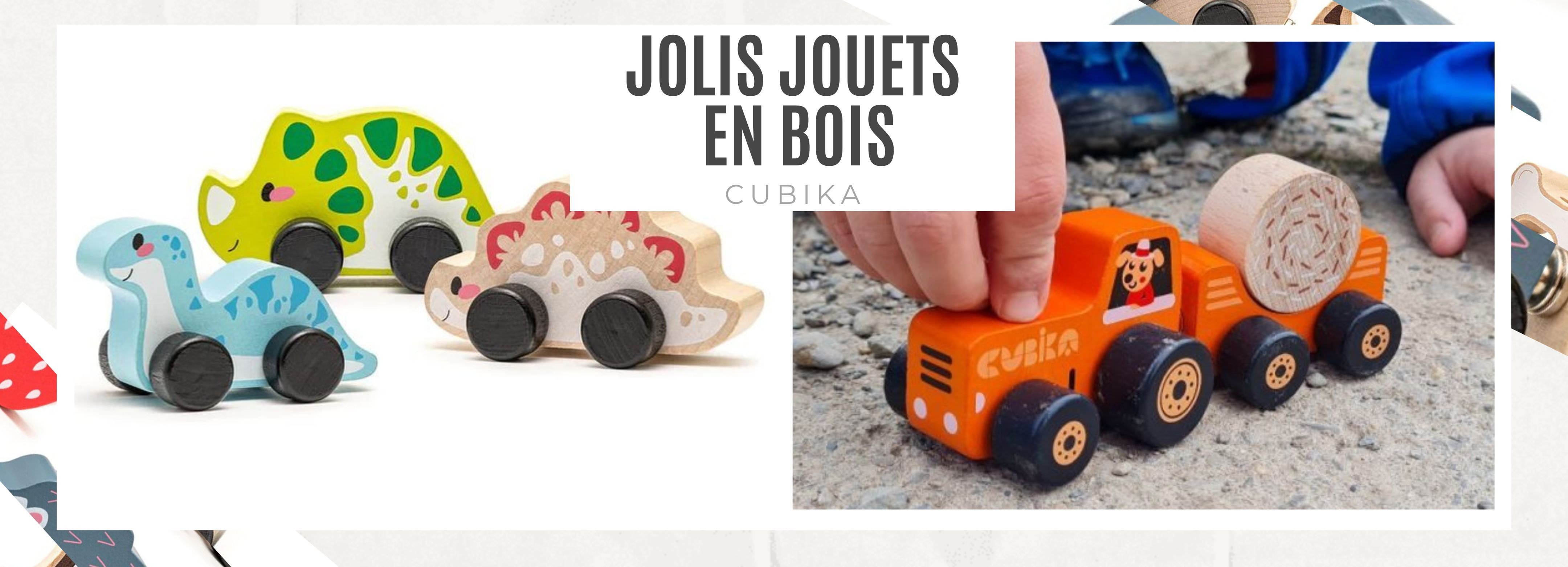 Jolis jouets en bois Cubika
